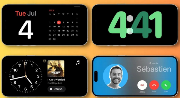 磁县苹果手机维修分享iOS17横屏充电待机显示有什么好处 