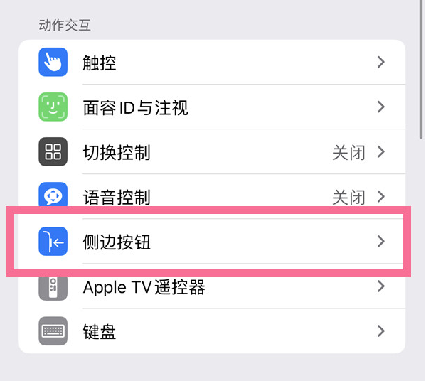 磁县苹果14维修店分享iPhone14 Plus侧键双击下载功能关闭方法 