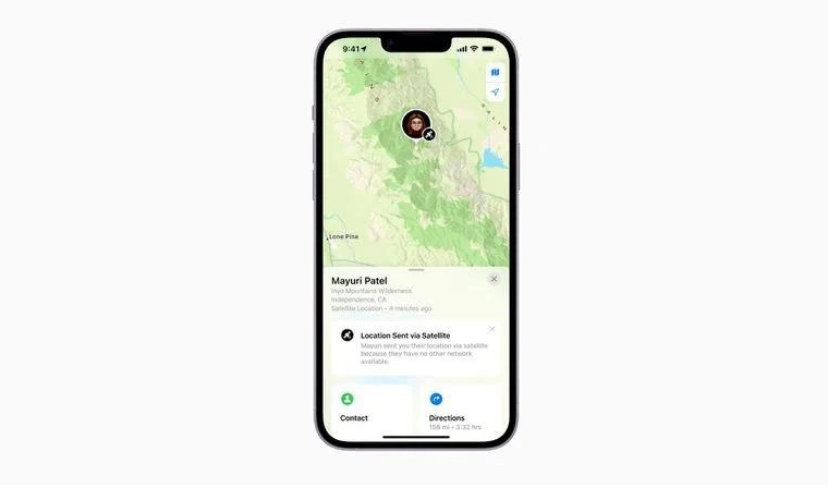磁县苹果14维修分享iPhone14系列中 FindMy功能通过卫星分享位置方法教程 