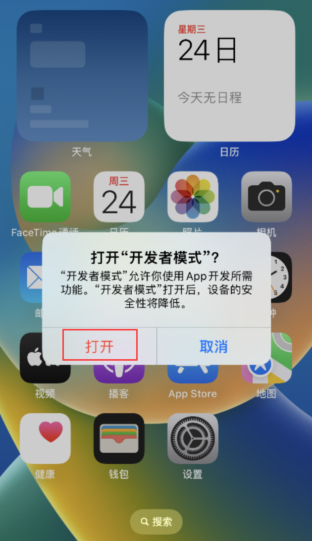 磁县苹果手机维修分享如何打开开发者模式 