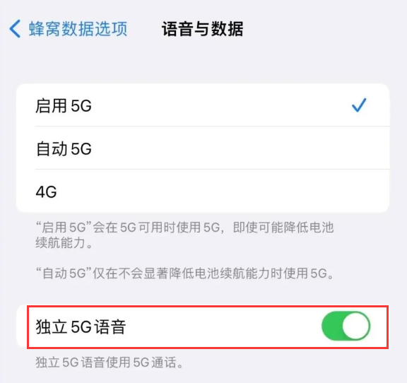 磁县苹果14维修分享iPhone 14 Pro如何开启VoNR 