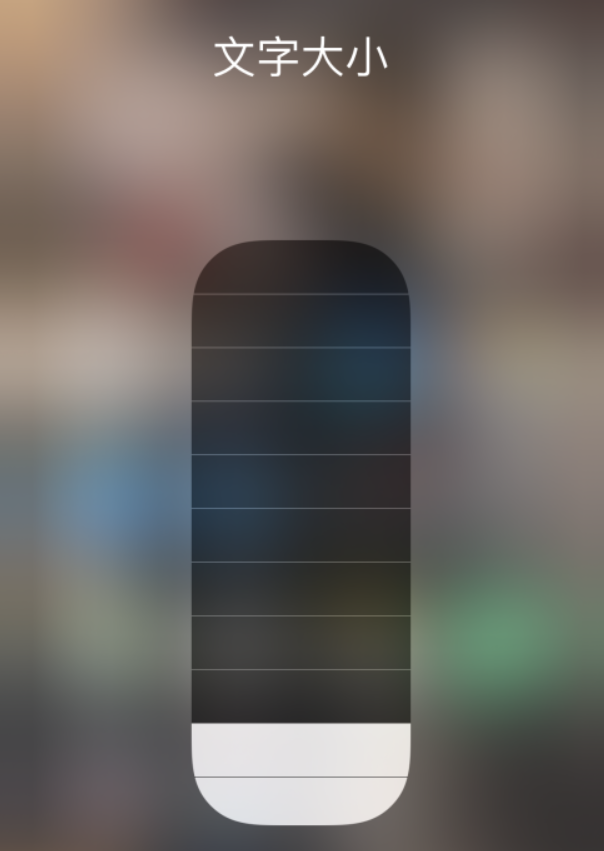 磁县苹果手机维修分享小技巧：在 iPhone 控制中心快速调节字体大小 