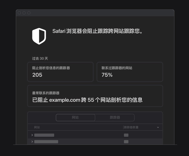 磁县苹果手机维修分享如何在 Safari 浏览器中查看和打开隐私报告 